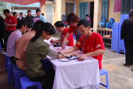 Lâm Bình tổ chức Ngày hội hiến máu tình nguyện
