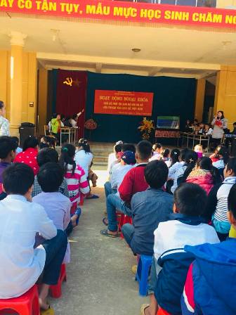 Hoạt đồng chào mừng kỷ niệm 73 năm Ngày thầnh lập Quân đội nhân dân Việt Nam tại Liên đội Trường THCS Khuôn Hà