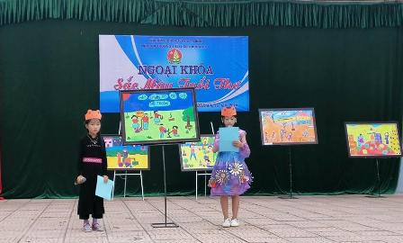 Liên đội trường Tiểu học Khuôn Hà tổ chức Ngoại khóa “Sắc màu tuổi thơ” năm học 2018 - 2019