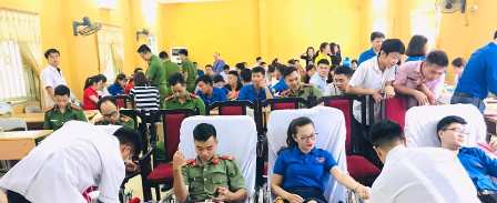 Tuổi trẻ huyện Lâm Bình tham gia Hiến máu tình nguyện năm 2019