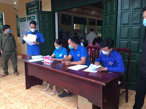 Tuổi trẻ huyện Lâm Bình tích cực hỗ trợ công tác phòng, chống dịch bệnh Covid-19