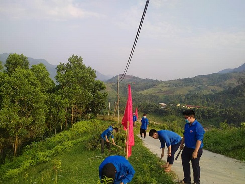 Tuổi trẻ huyện Lâm Bình đồng loạt tổ chức Ngày chủ nhật xanh đợt 2 30/5/2021