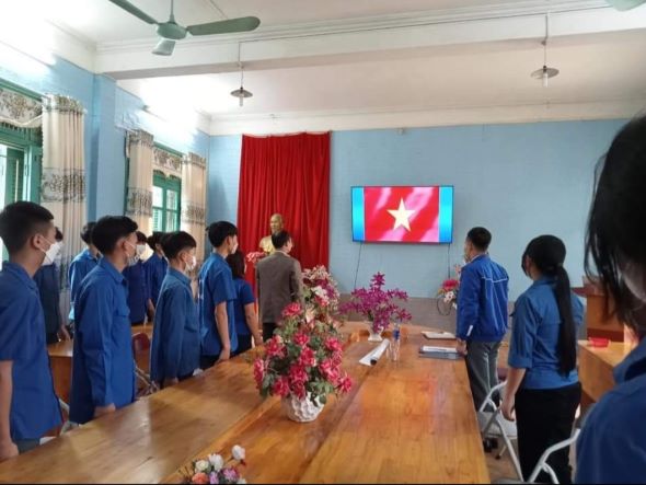 Đoàn viên ưu tú được kết nạp Đảng tại xã Phúc Sơn, huyện Lâm Bình